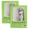 9" x 12" Premium Drawing Pad, Pack of 2 (50 Sheets Each), 60 lb (100 gsm) - Artist Sketch Book, Mixed Media Paper, Sketchbook for Drawing, Colored Pencils, Charcoal - Adults, Students